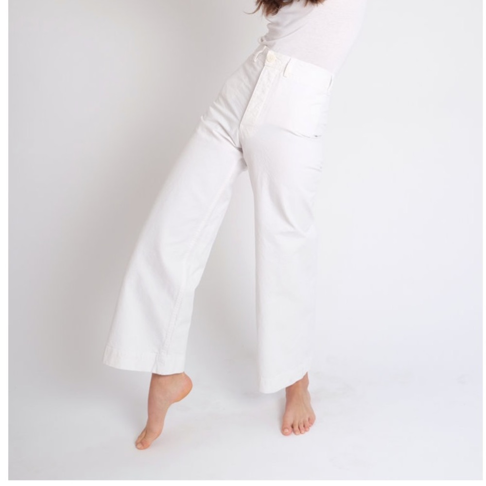 Jesse Kamm Sailor Pants in Salt size 0